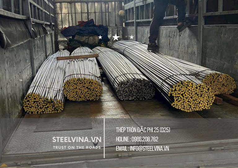 bảng báo giá thép tròn đặc phi 25