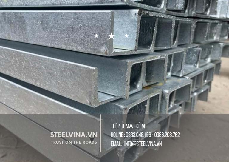 báo giá thép u mạ kẽm nhúng nóng