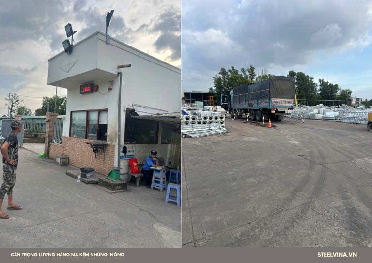 cân hàng mạ kẽm nhúng nóng