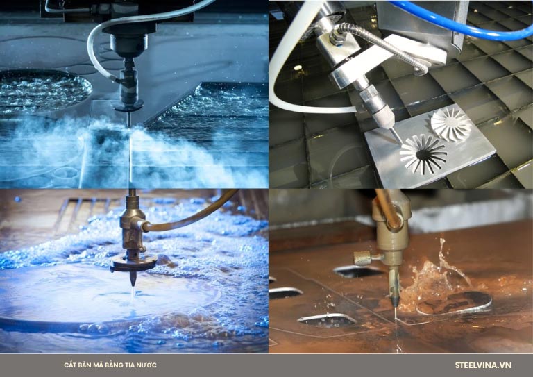 cắt bản mã bằng tia nước