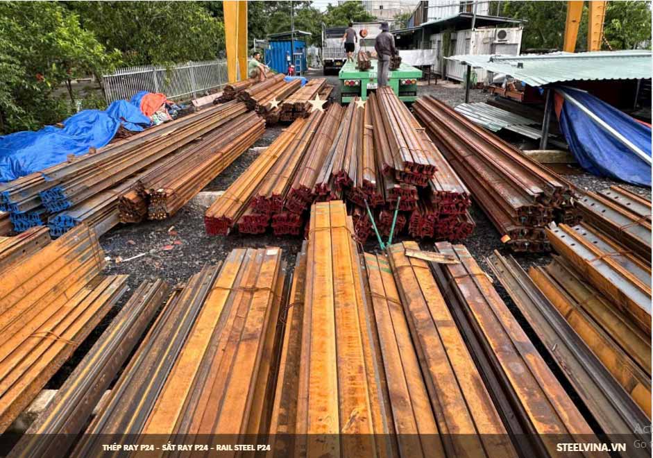 công ty nhập khẩu thép ray p24 giá rẻ tại kho tphcm