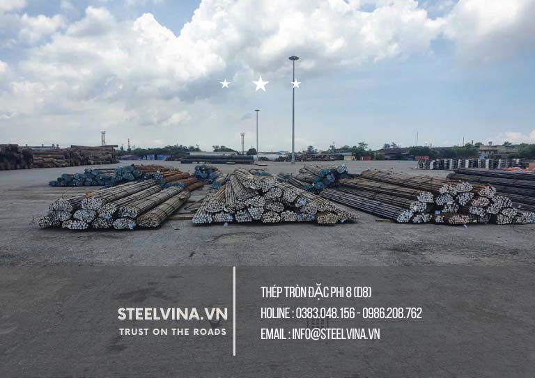 công ty nhập khẩu thép tròn đặc phi 8
