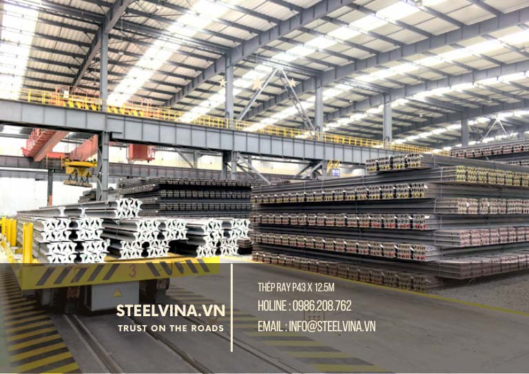cung cấp thép ray p43x12.5m