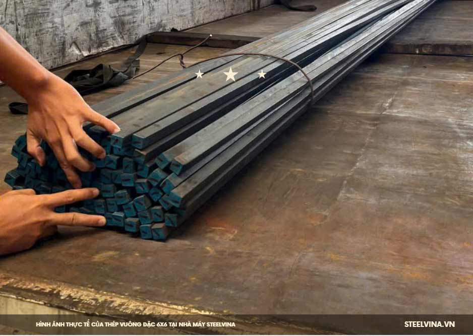 cung cấp thép vuông đặc 6x6 giá rẻ tại tphcm