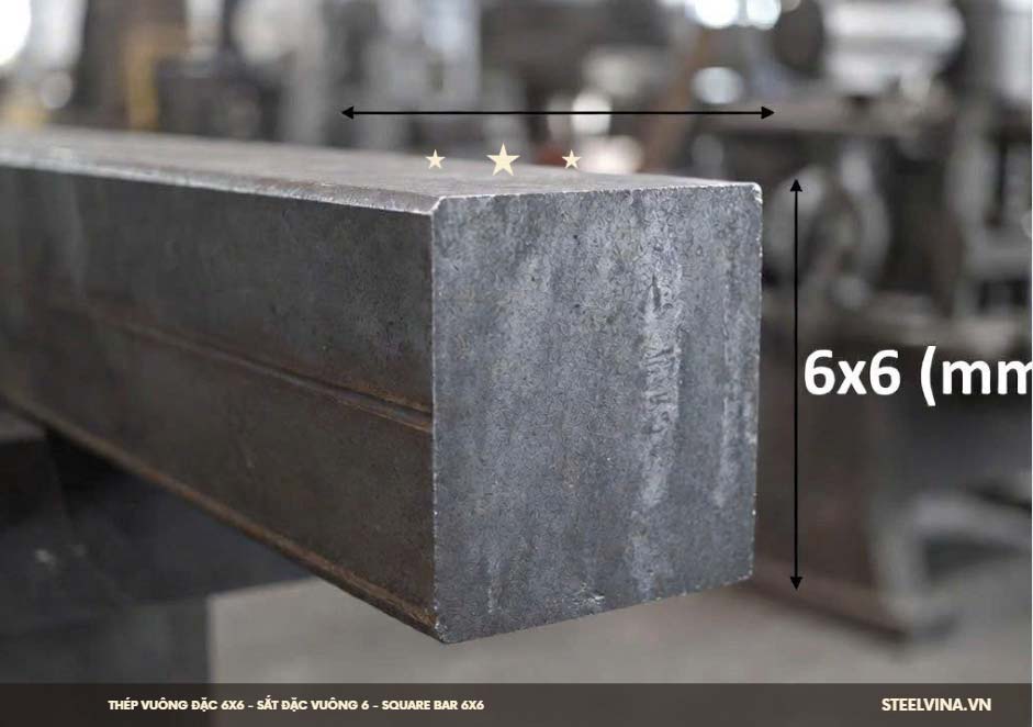 địa chỉ sản xuất thép vuông đặc 6x6