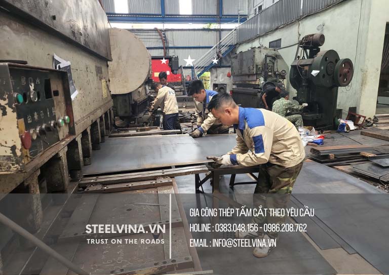 dịch vụ gia công thép tấm