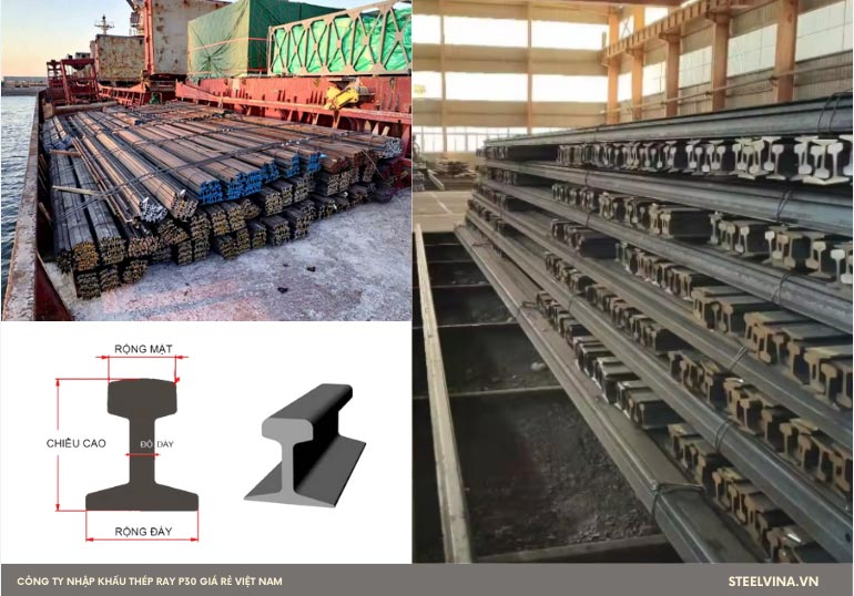 đơn vị cung cấp thép ray p30 steelvina