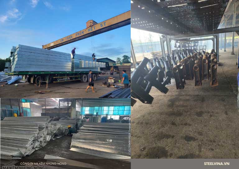 đơn vị mạ kẽm nhúng nóng steelvina