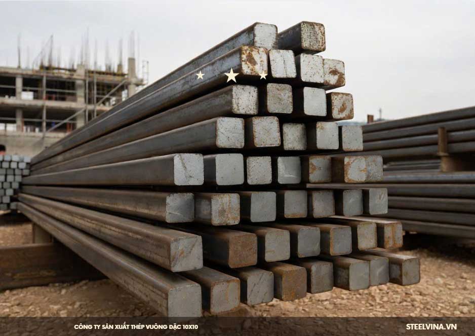 Đơn vị sản xuất thép vuông đặc 10x10