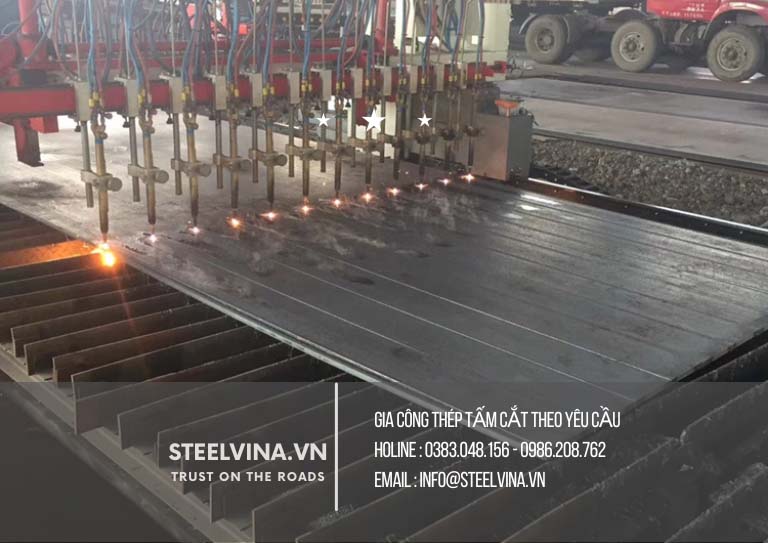gia công cắt thép tấm theo yêu cầu