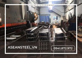 Công ty gia công thép tấm : Cắt, chấn, dập, uốn theo yêu cầu