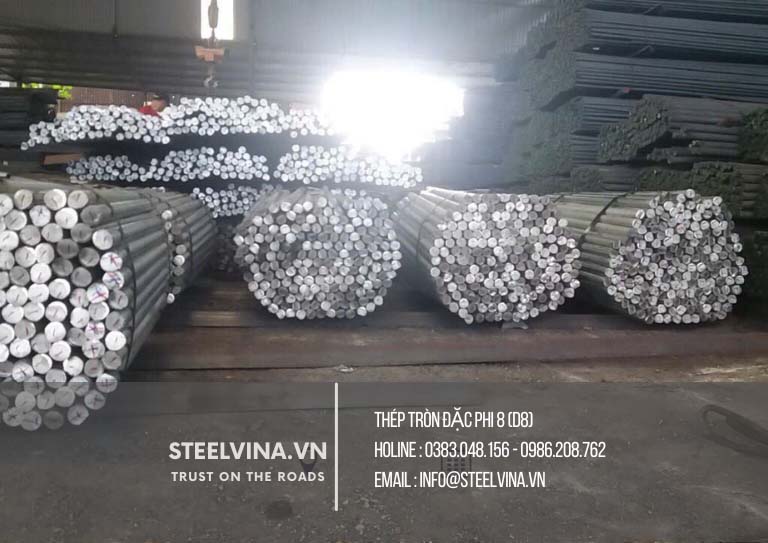 gia công thép tròn đặc phi 8 theo yêu cầu