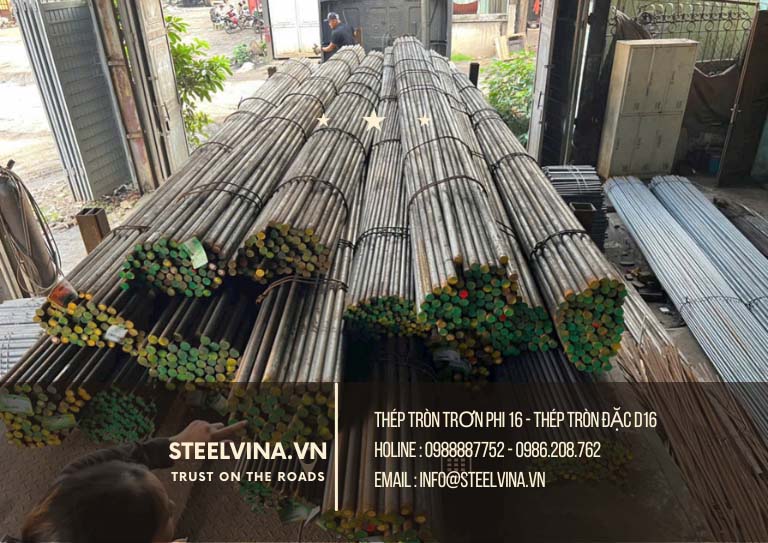 gia công thép tròn trơn phi 16