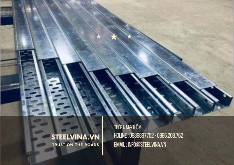 gia công thép u mạ kẽm nhúng nóng