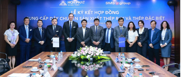 hòa phát sản xuất thép ray vào năm 2027