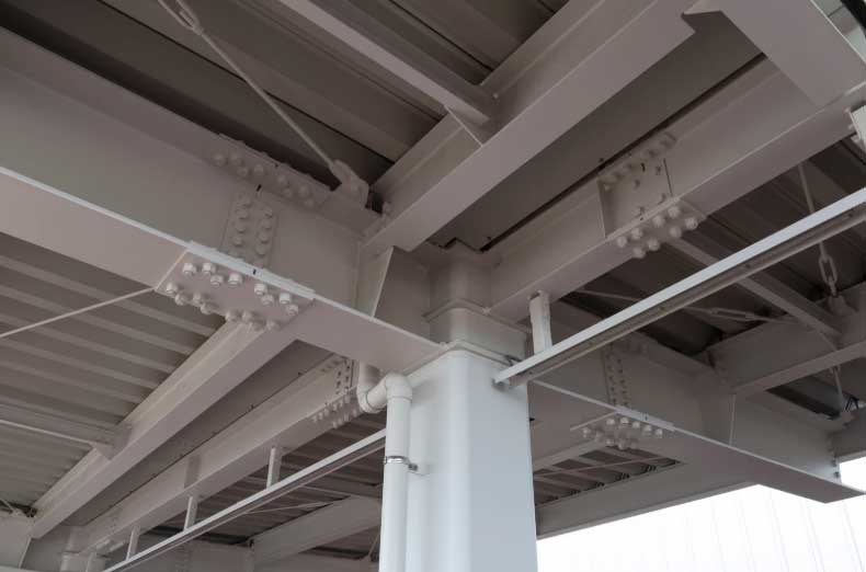 liên kết cột dầm thép bản mã