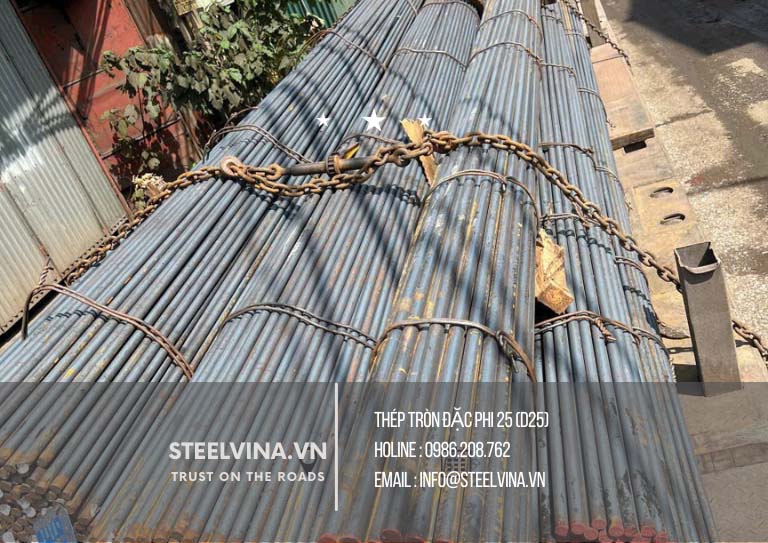 mua thép tròn đặc phi 25 ở đầu giá rẻ tại tphcfm