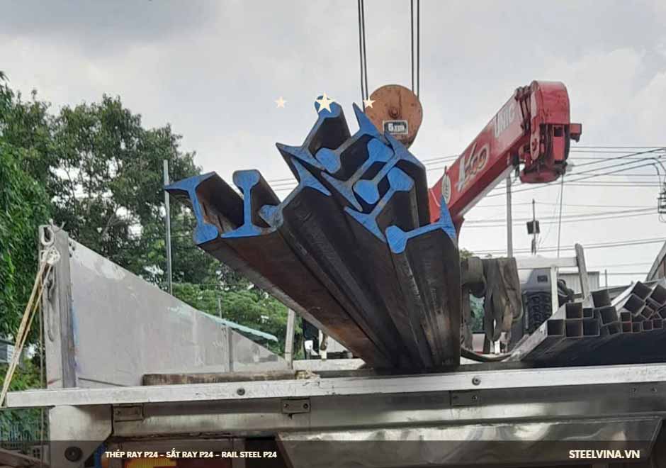 nhà cung cấp thép ray p24 giá rẻ tại kho tphcm