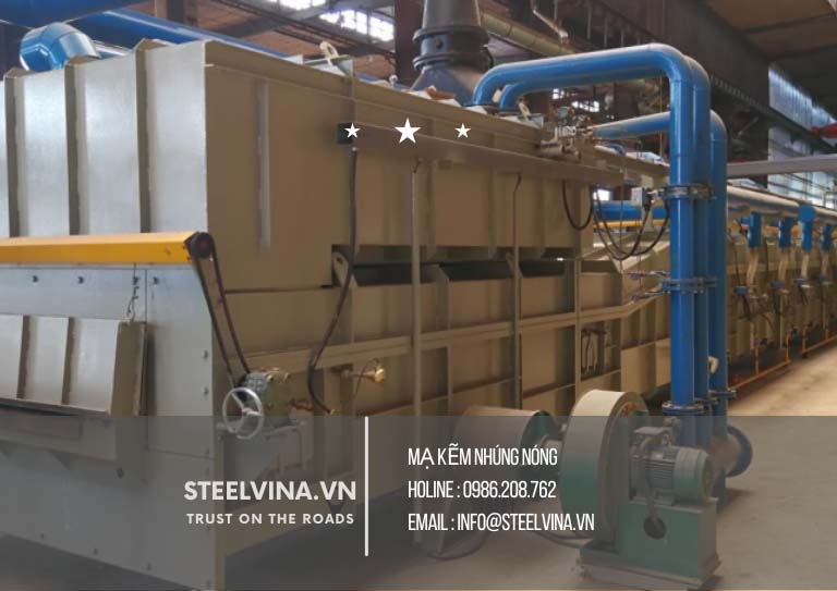 nhà máy mạ kẽm nhúng nóng steelvina
