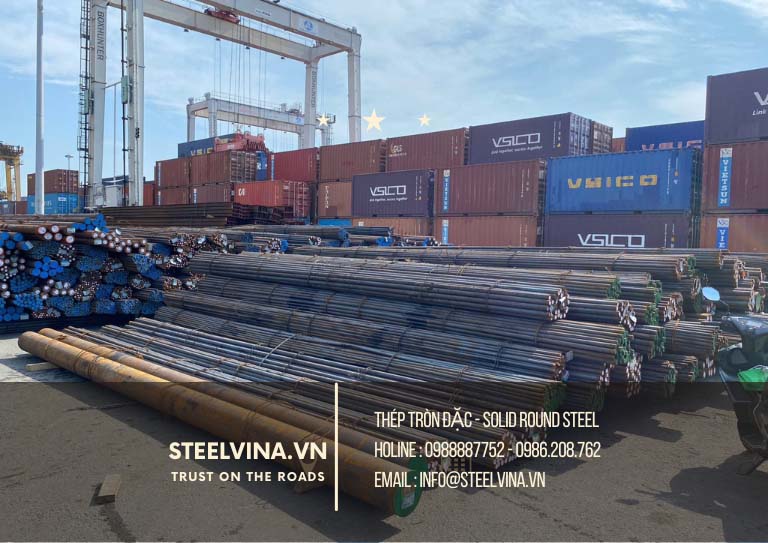 nhập khẩu thép tròn đặc