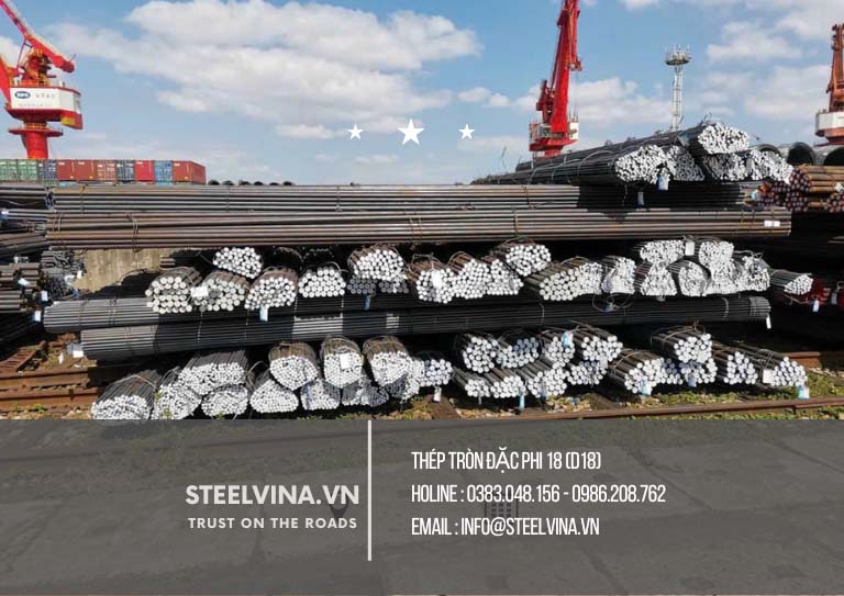nhập khẩu thép tròn đặc phi 18