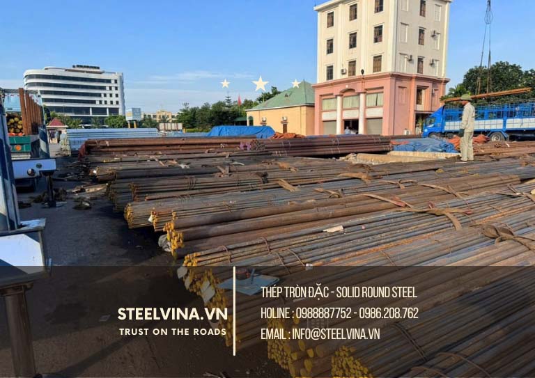 nhập khẩu thép tròn đặc