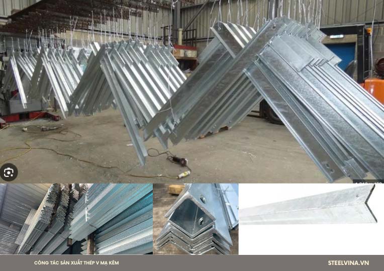 quy trình sản xuất thép v mạ kẽm