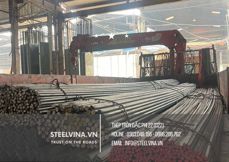 sản phẩm thép tròn đặc phi 22