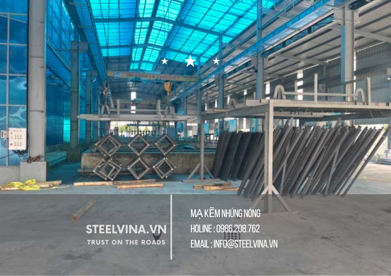 sản xuất thép mạ kẽm nhúng nóng