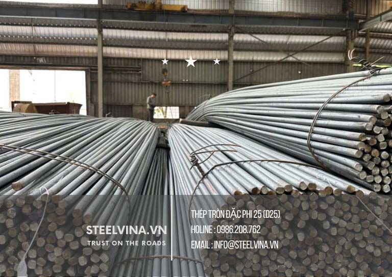 sản xuât thép tròn dặc phbi 25
