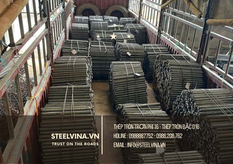 sản xuất thép tròn trơn phi 16