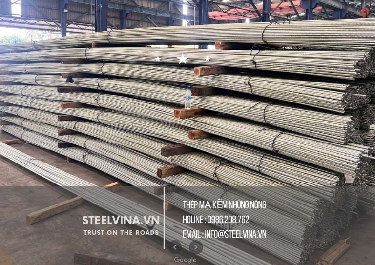 sắt thép mạ kẽm nhúng nóng
