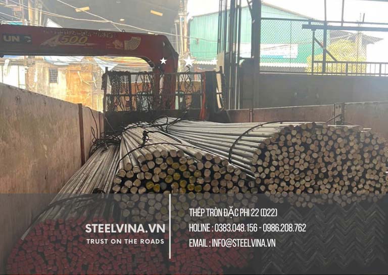 sắt thép tròn đặc phi 22