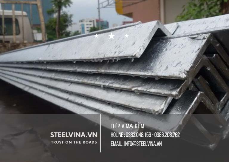 sắt thép V mạ kẽm nhúng nóng giá rẻ
