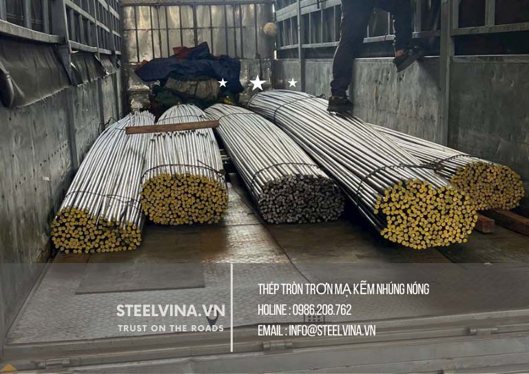 sắt tròn trơn mạ kẽm nhúng nóng giá rẻ tại tphcm