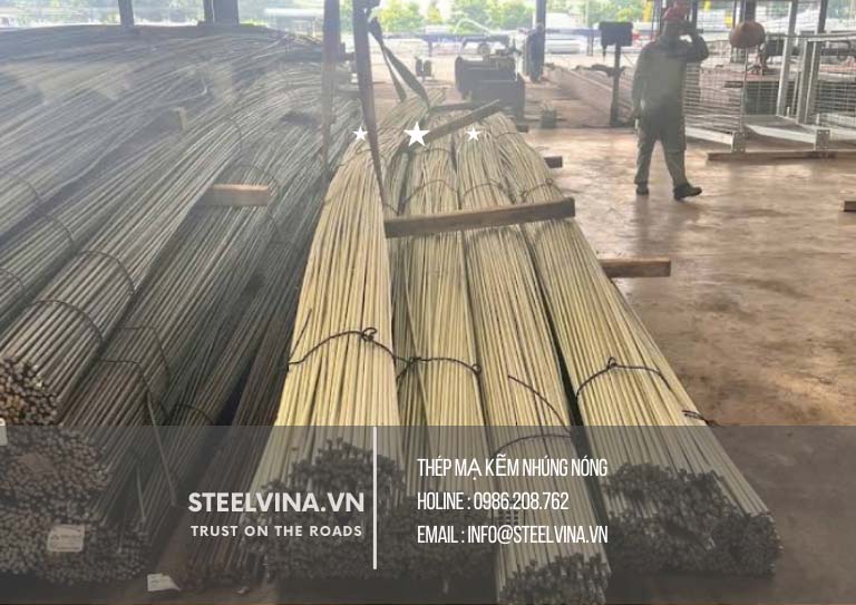 sắt xây dựng mạ kẽm nhúng nóng