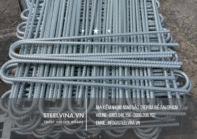 sắt xây dựng mạ kẽm nhúng nóng giá rẻ tại tphcm