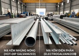 So Sánh Mạ Kẽm Nhúng Nóng Và Mạ Kẽm Điện Phân