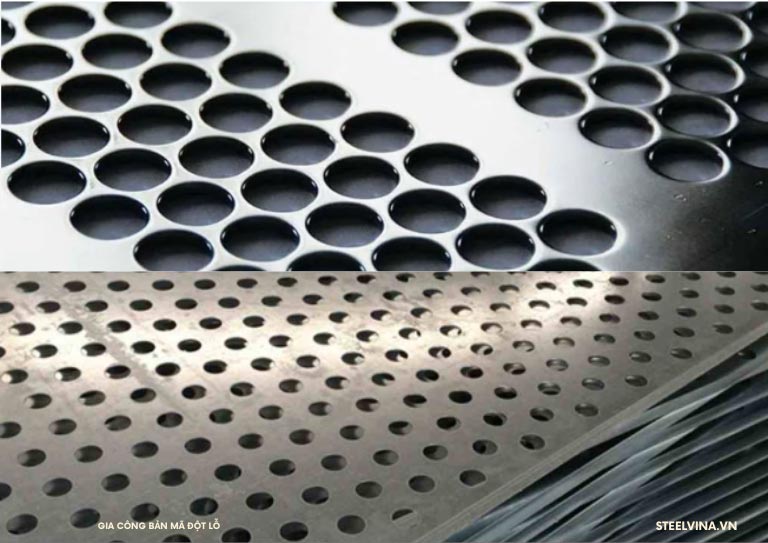 thép bản mã đột lỗ