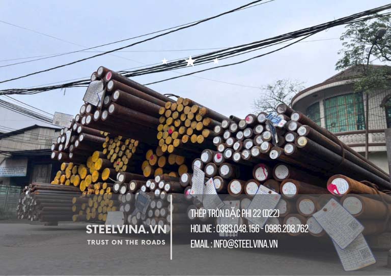 thép tròn đặc phi 22 giá rẻ