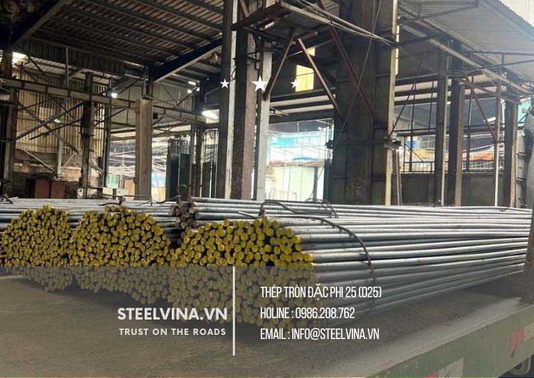 Thép Tròn Đặc Phi 25