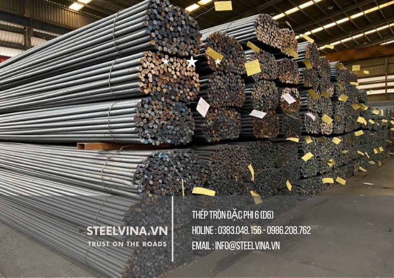 thép tròn đặc phi 6 giá rẻ