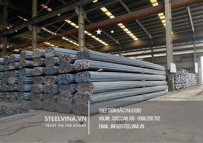 thép tròn đặc phi 8 giá rẻ