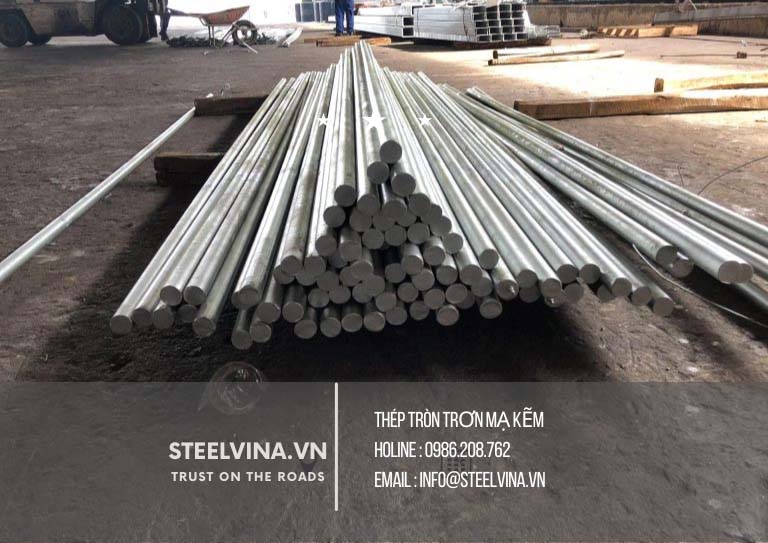 thép tròn trơn mạ kẽm giá rẻ