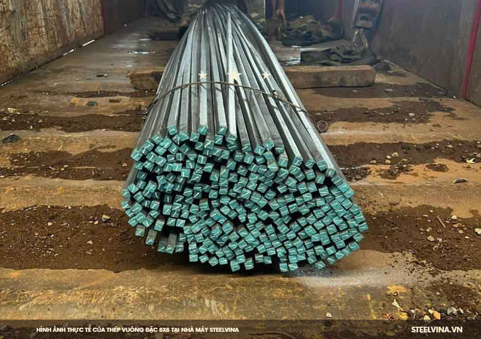 thép vuông đặc 8x8 đen giá rẻ tại tphcm