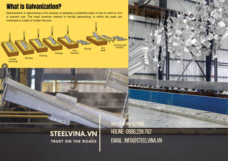 tìm hiểu về phương pháp mạ kẽm nhúng nóng