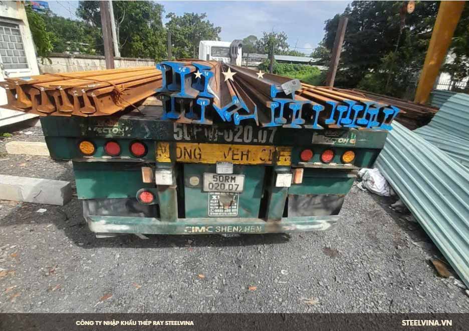 tổng kho thép ray lớn nhất tại Việt Nam