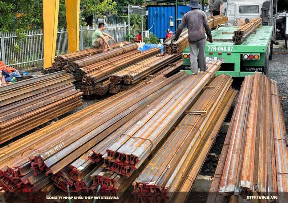 tổng kho thép ray p38 giá rẻ tại kho tphcm