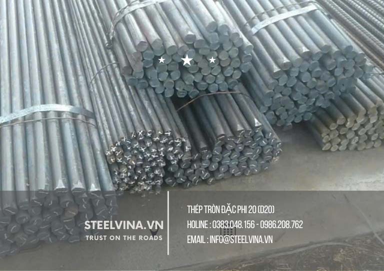 trong lượng thép tròn đặc phi 20