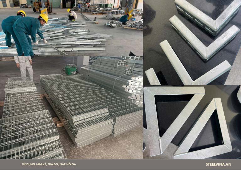 ứng dụng của sắt v mạ kẽm